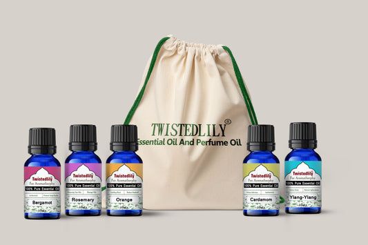 Twistedlily Pure, Natural & Organic Essential Oils Set of 5