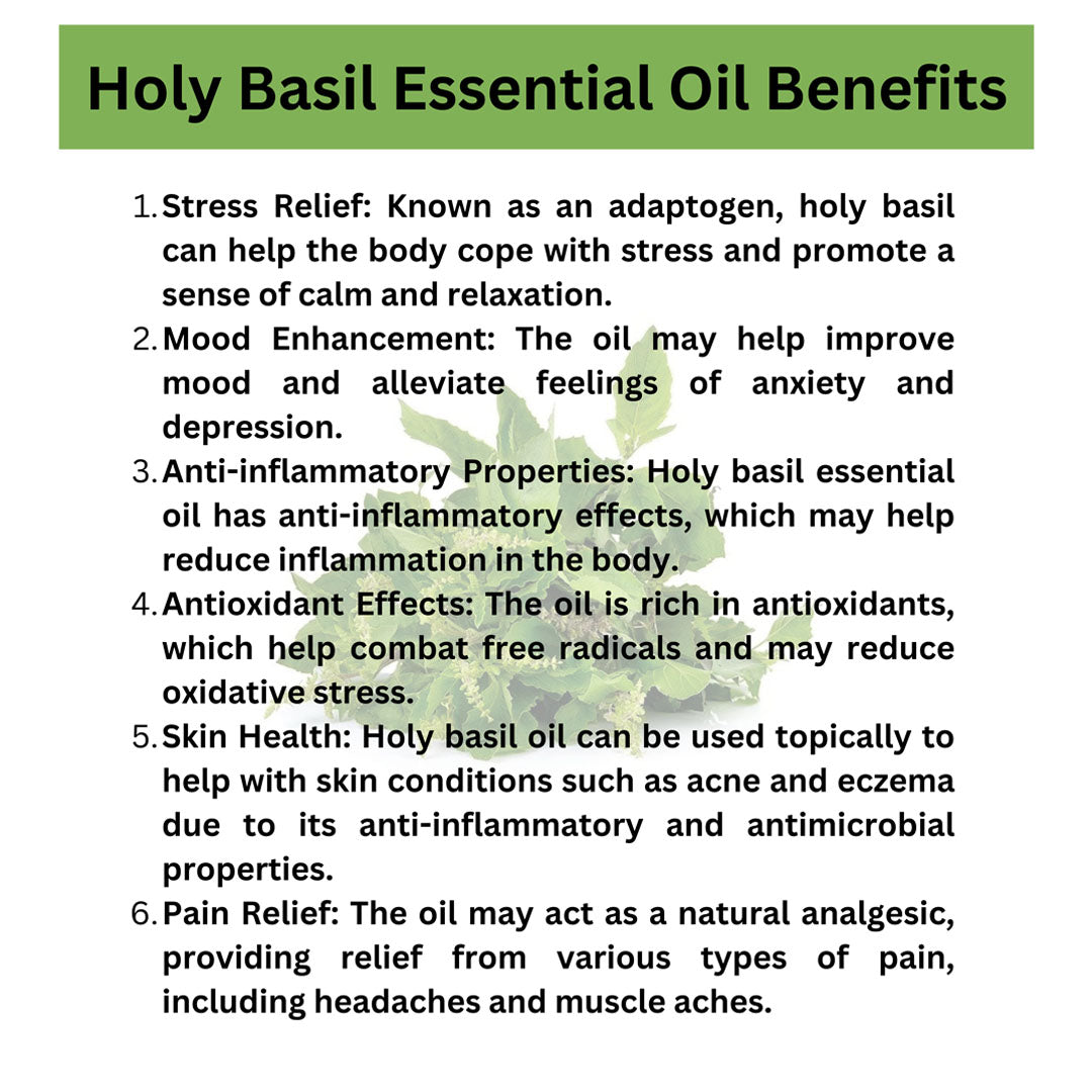 Holy Basil Essential Oil