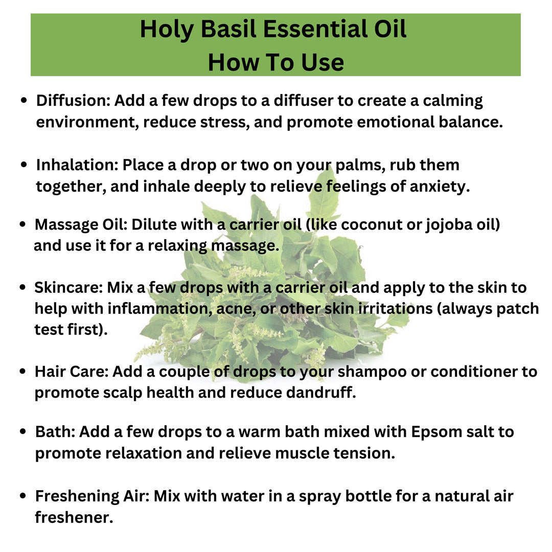 Holy Basil Essential Oil