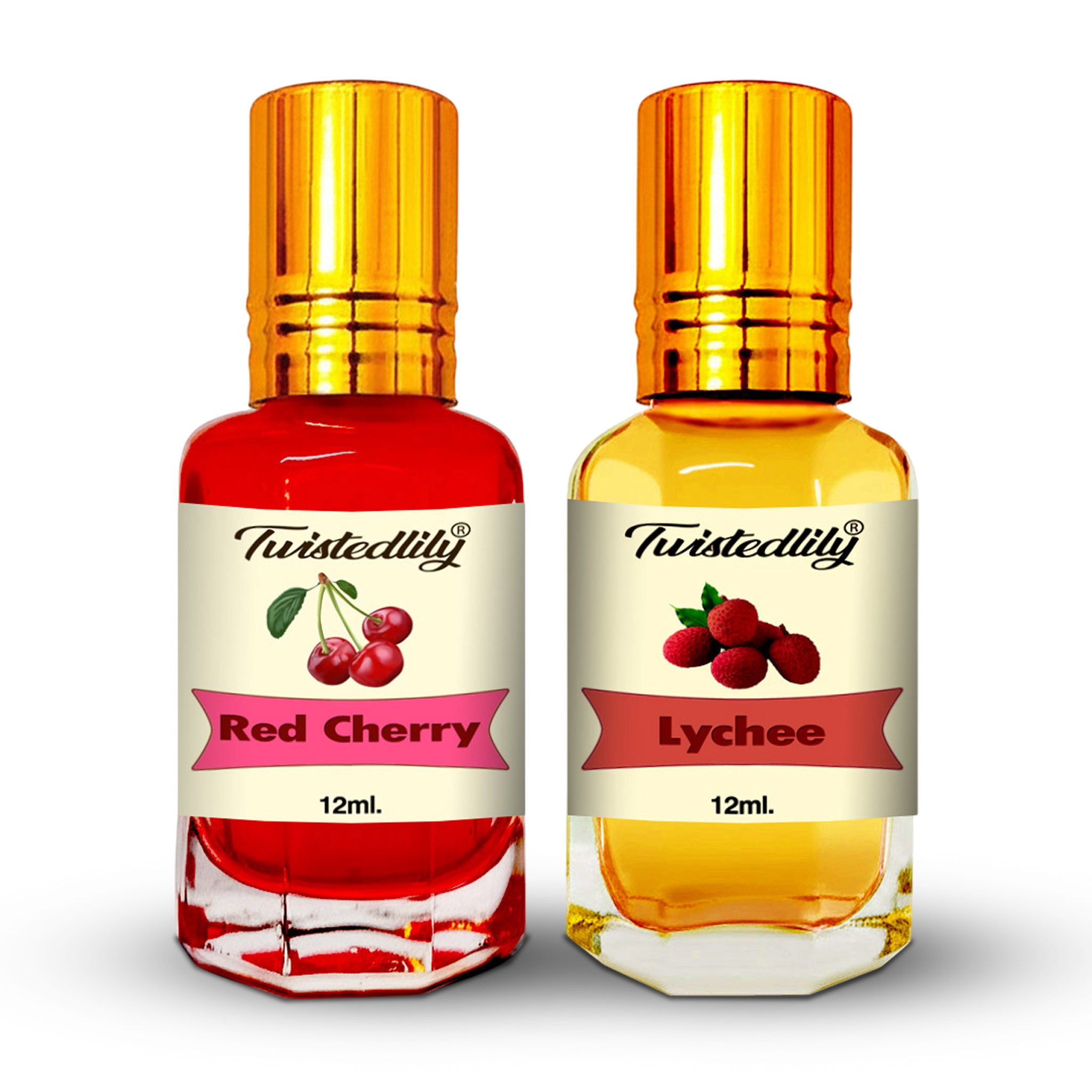 Combo Pack of 2 (Red Cherry & Lychee Perfume Oils)