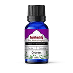 Huile essentielle de cyprès pure - 100 % rafraîchissante et boisée | TWISTEDLILY