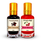 Combo Pack of 2 (Red Cherry & Dark Chocolate Perfume Oils)