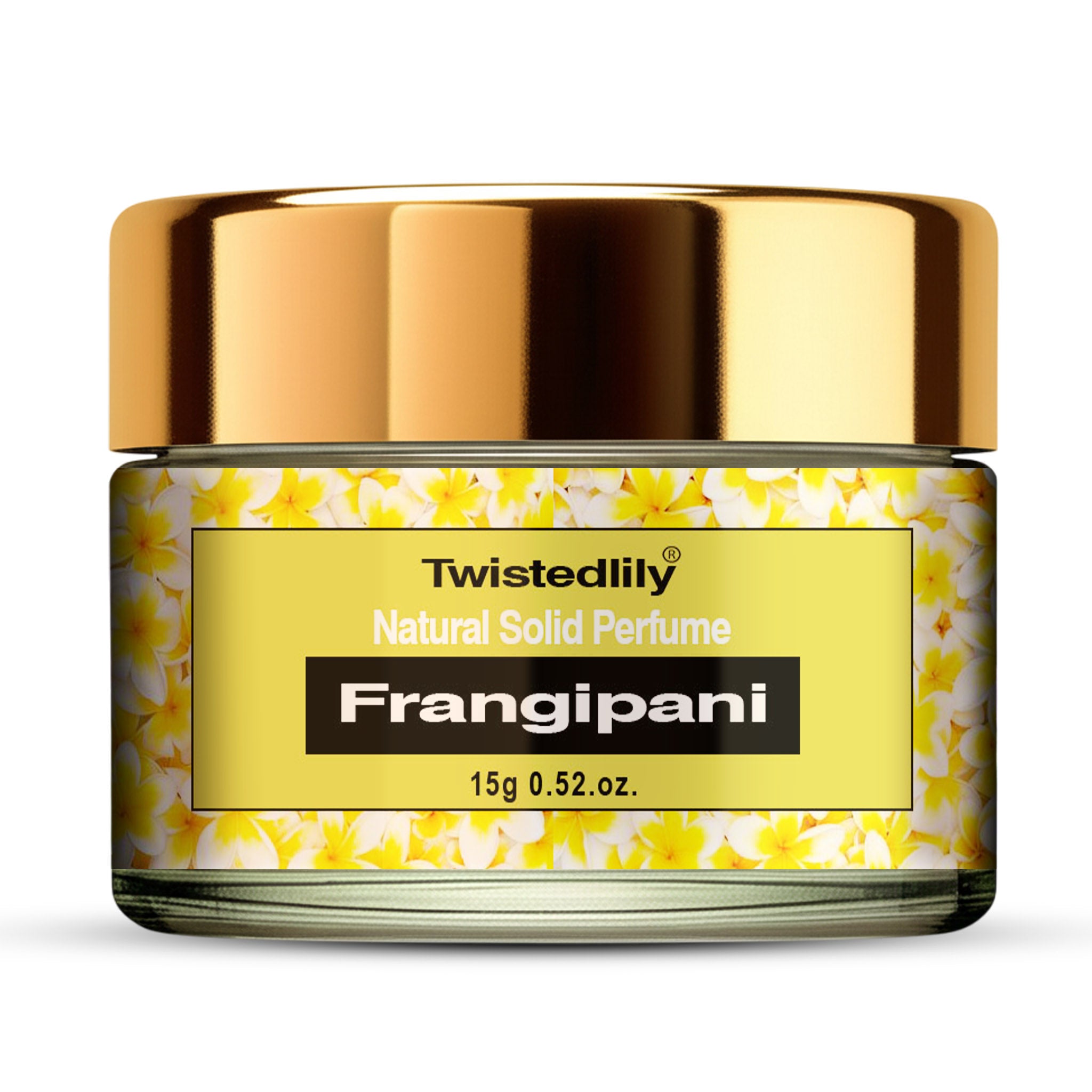 Natural Solid Perfume Scent Frangipani
