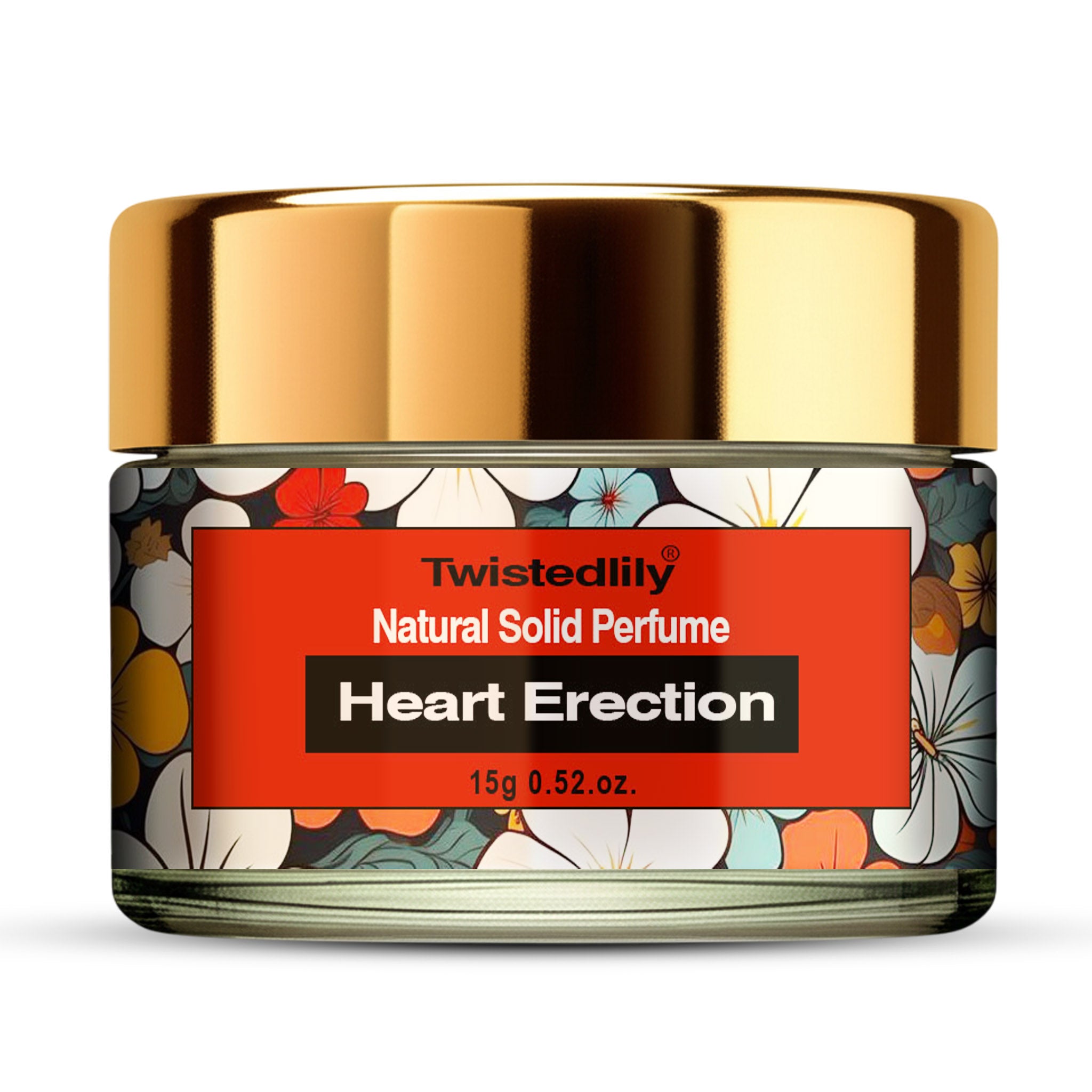 Natural Solid Perfume Heart Erection