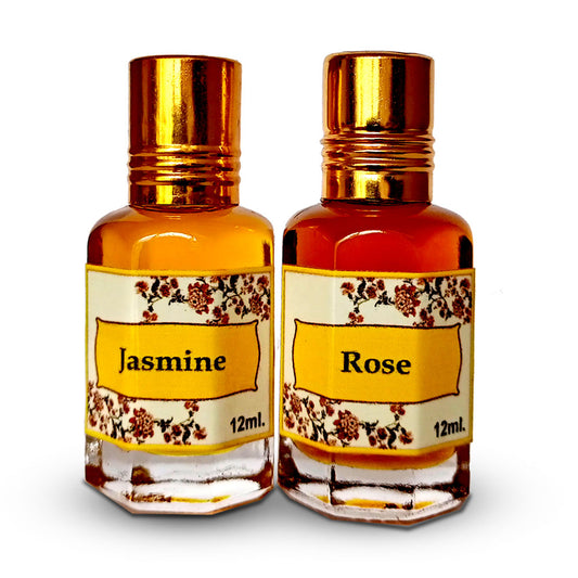 Rose And Jasmine Perfume Oil (12ml. x 24ml.)