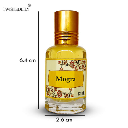 Combo Pack of 2 (Mogra & Sandalwood Perfume Oils)