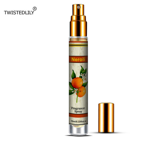 Organic Whispering Winds 10ml. Spray in Tubular Glass Bottle (Scent Neroli)