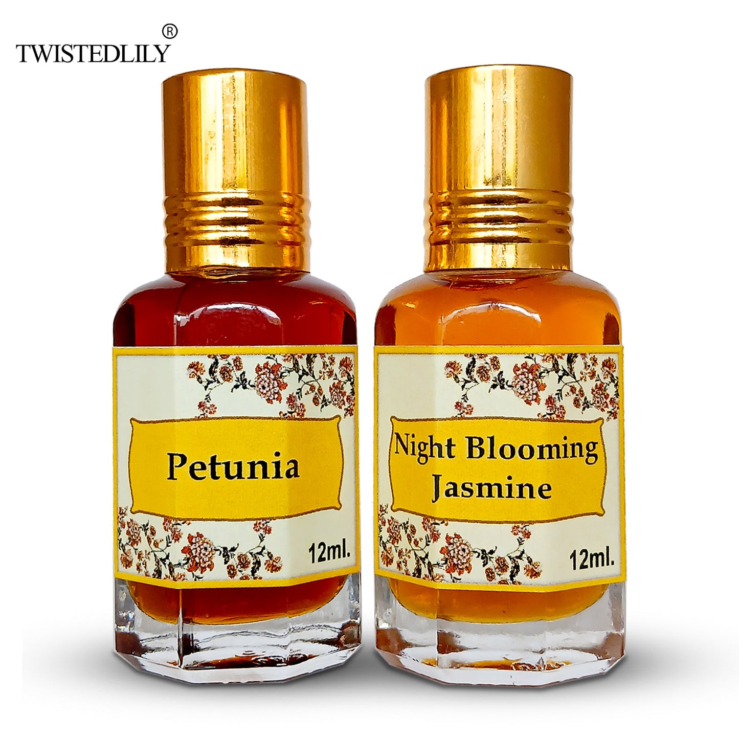 Combo Pack of 2 (Petunia & Night Blooming Jasmine Perfume Oils)