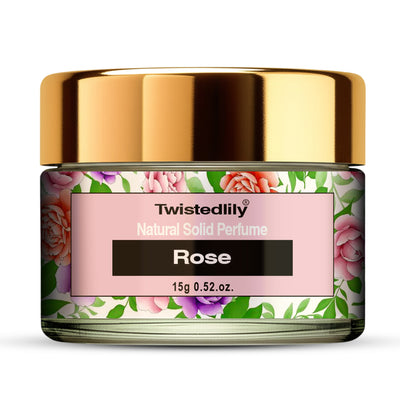 Natural Solid Perfume Scent Rose