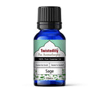 Huile essentielle de sauge pure - 100 % biologique et purifiante | TWISTEDLILY