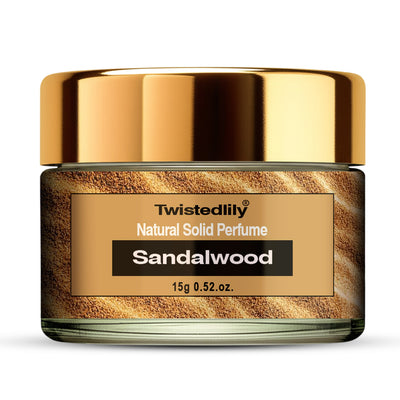 Natural Solid Perfume Scent Sandalwood