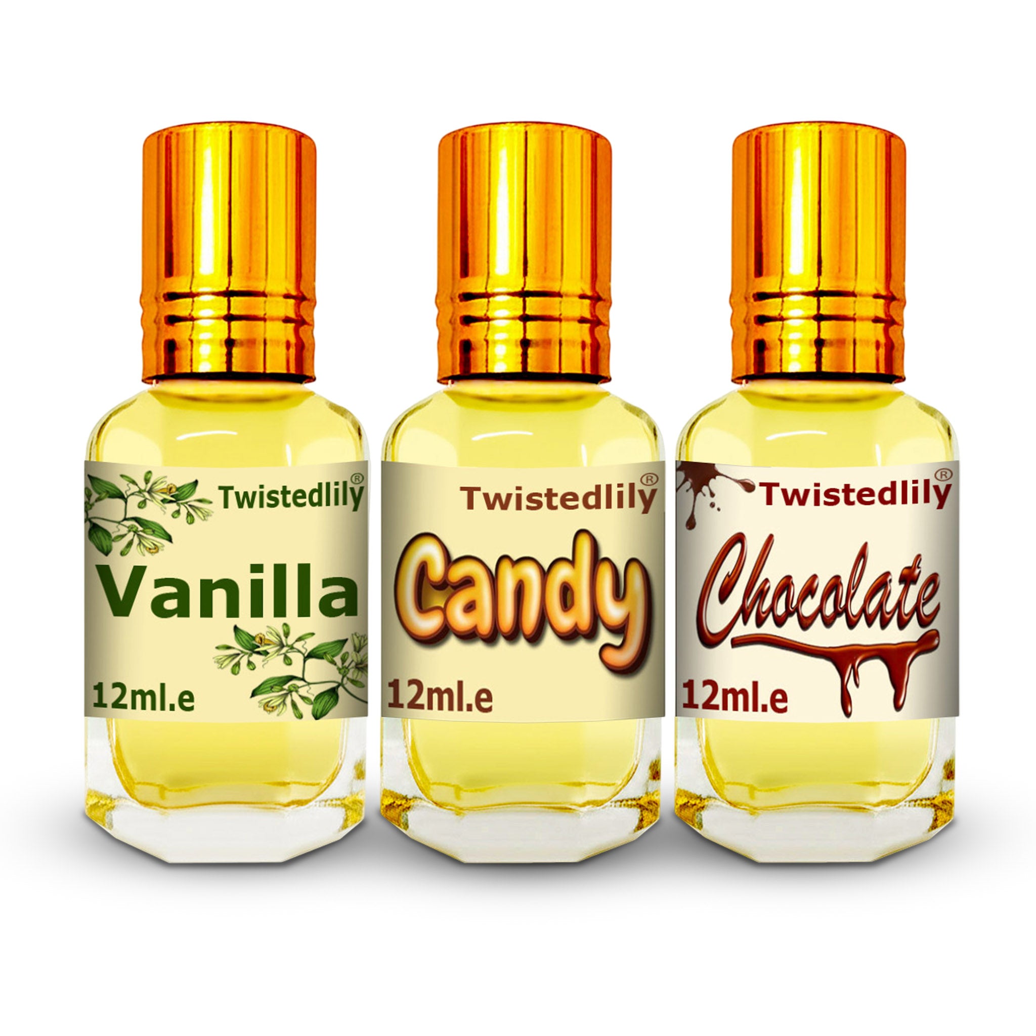 Delight Perfume Oils Scent of Vanilla, Candy, and Chocolate