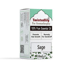 Huile essentielle de sauge pure - 100 % biologique et purifiante | TWISTEDLILY