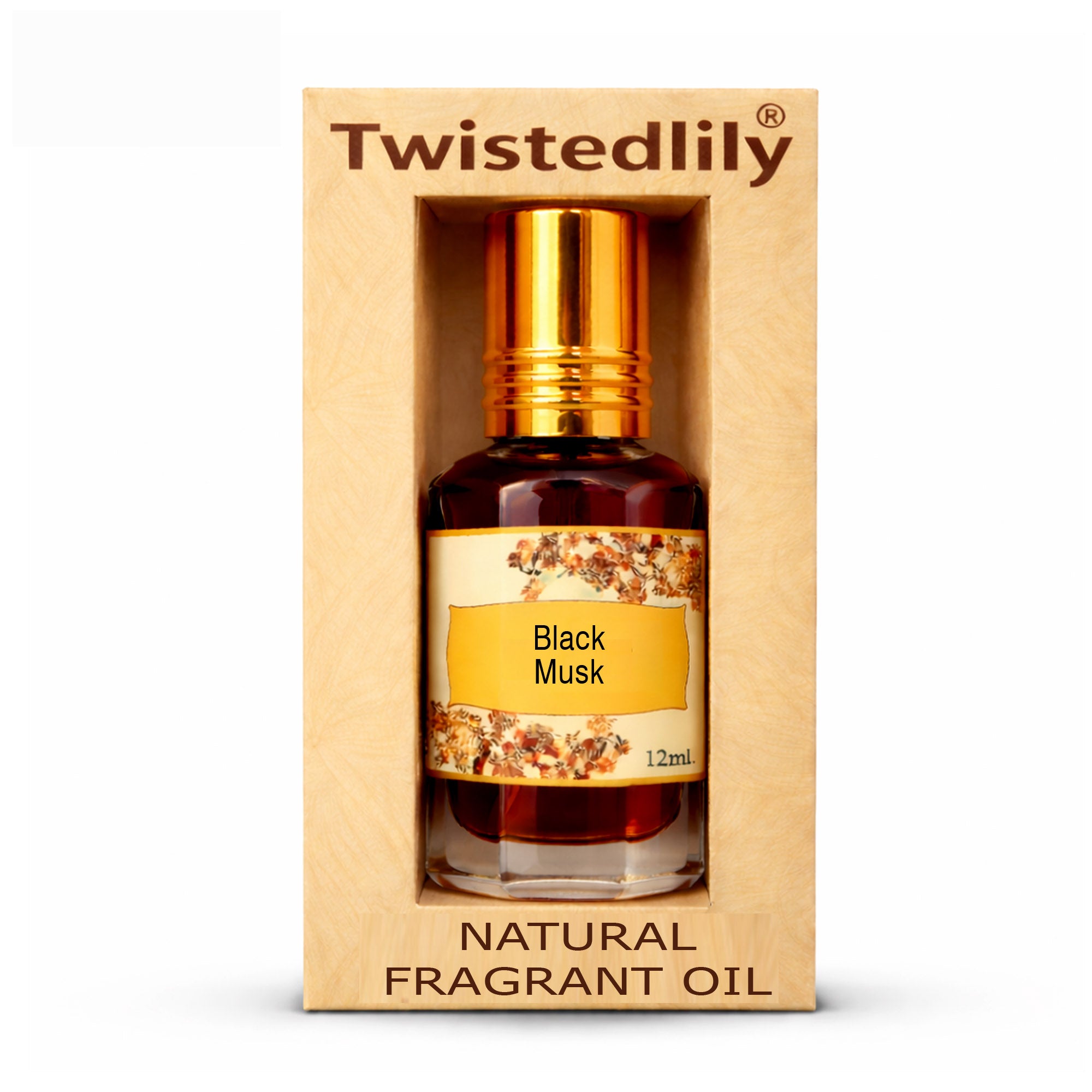 Pure Black Musk Perfume Oil - Long-Lasting & Alcohol-Free | TWISTEDLILY