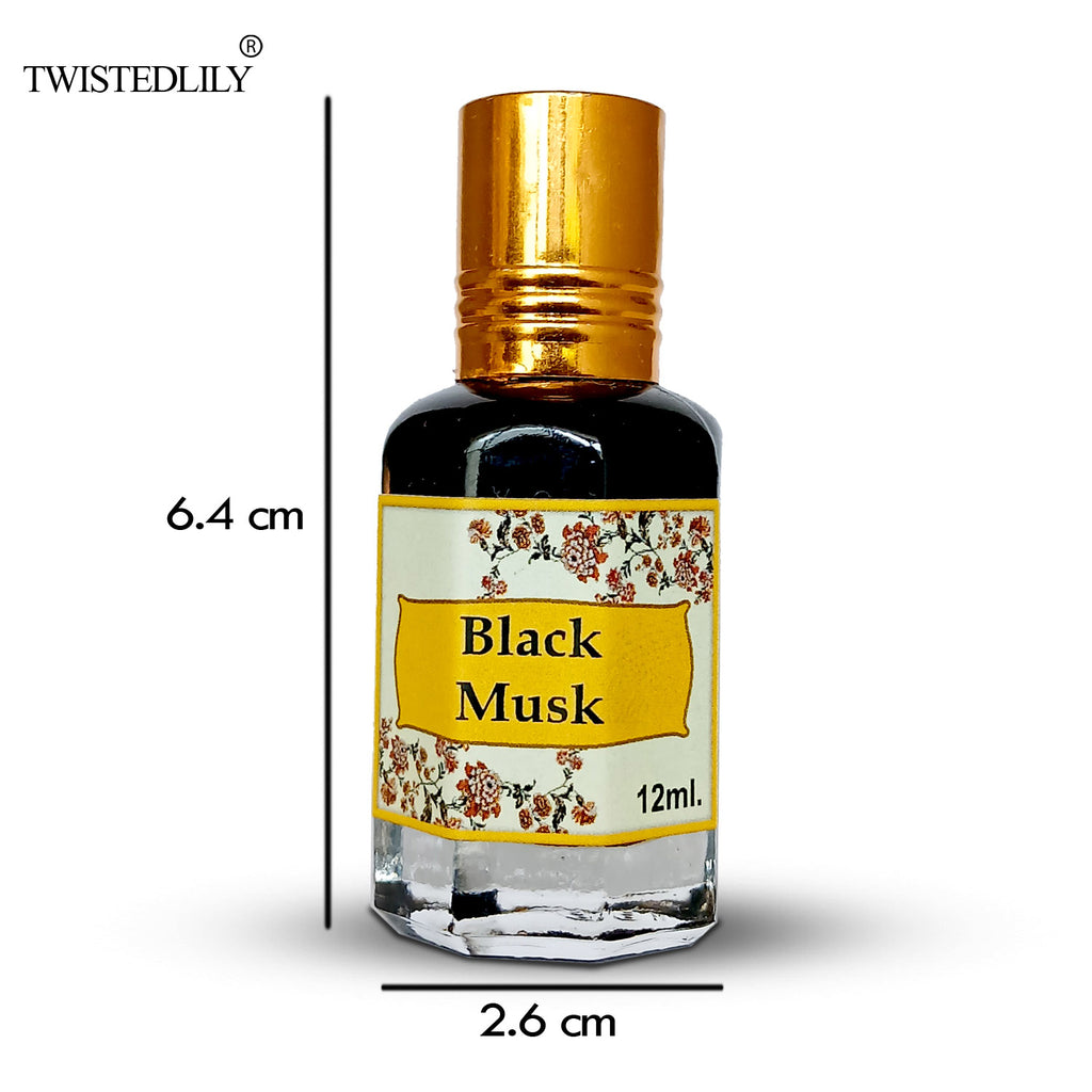 Combo Pack of 2 (Black Musk & Liquid Amber Perfume Oils)