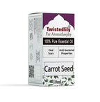 Huile essentielle pure de graines de carotte - Anti-âge et éclat du teint | TWISTEDLILY
