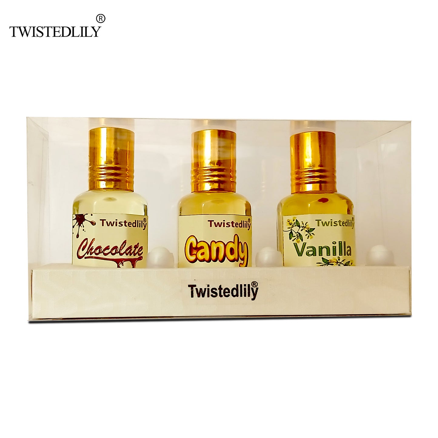 Delight Perfume Oils Scent of Vanilla, Candy, and Chocolate