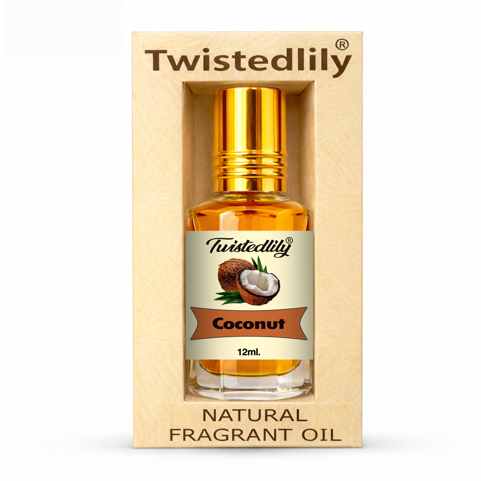 Coconut Perfume Oil - Creamy Tropical Fragrance | TWISTEDLILY