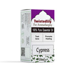 Huile essentielle de cyprès pure - 100 % rafraîchissante et boisée | TWISTEDLILY