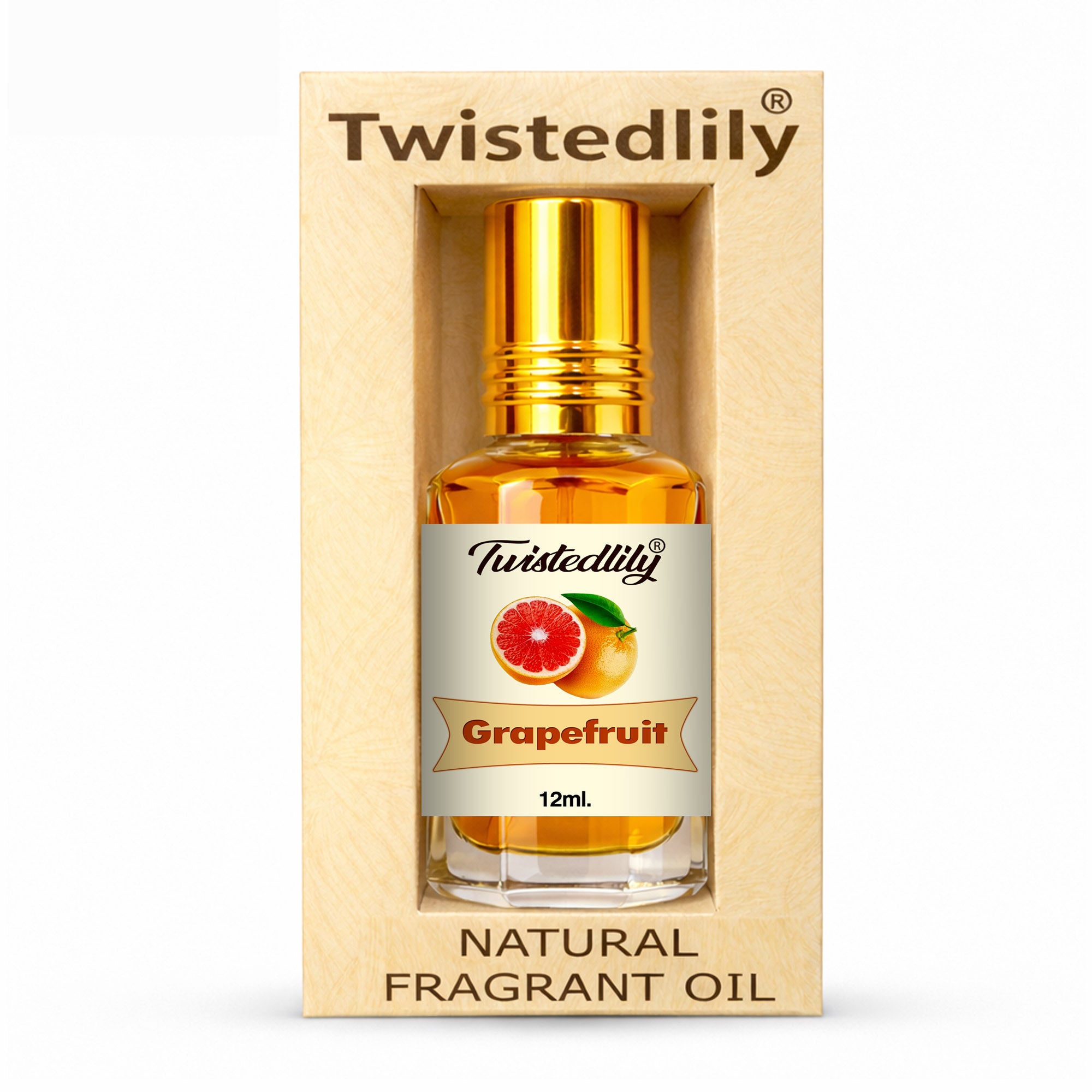 Grapefruit Perfume Oil - Fresh & Energizing Scent | TWISTEDLILY