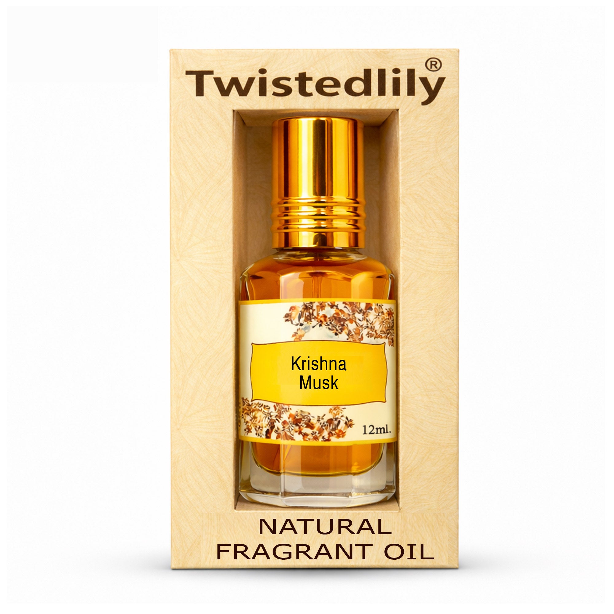Authentic Krishna Musk Perfume Oil - Traditional Attar | TWISTEDLILY