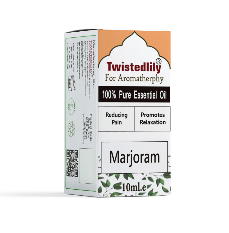 Huile essentielle de marjolaine douce pure - 100 % biologique | TWISTEDLILY