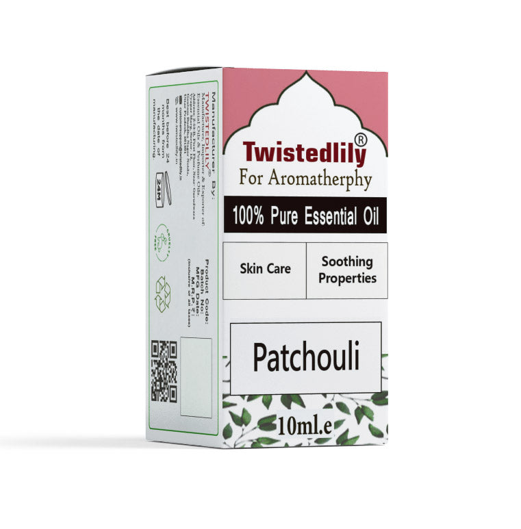 Huile essentielle de patchouli pur - Terreuse et apaisante | TWISTEDLILY