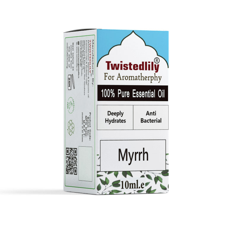 Huile essentielle de myrrhe pure - 100 % de qualité thérapeutique | TWISTEDLILY