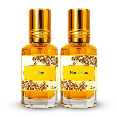Lilac & Narcissus Perfume Oil Gift Set
