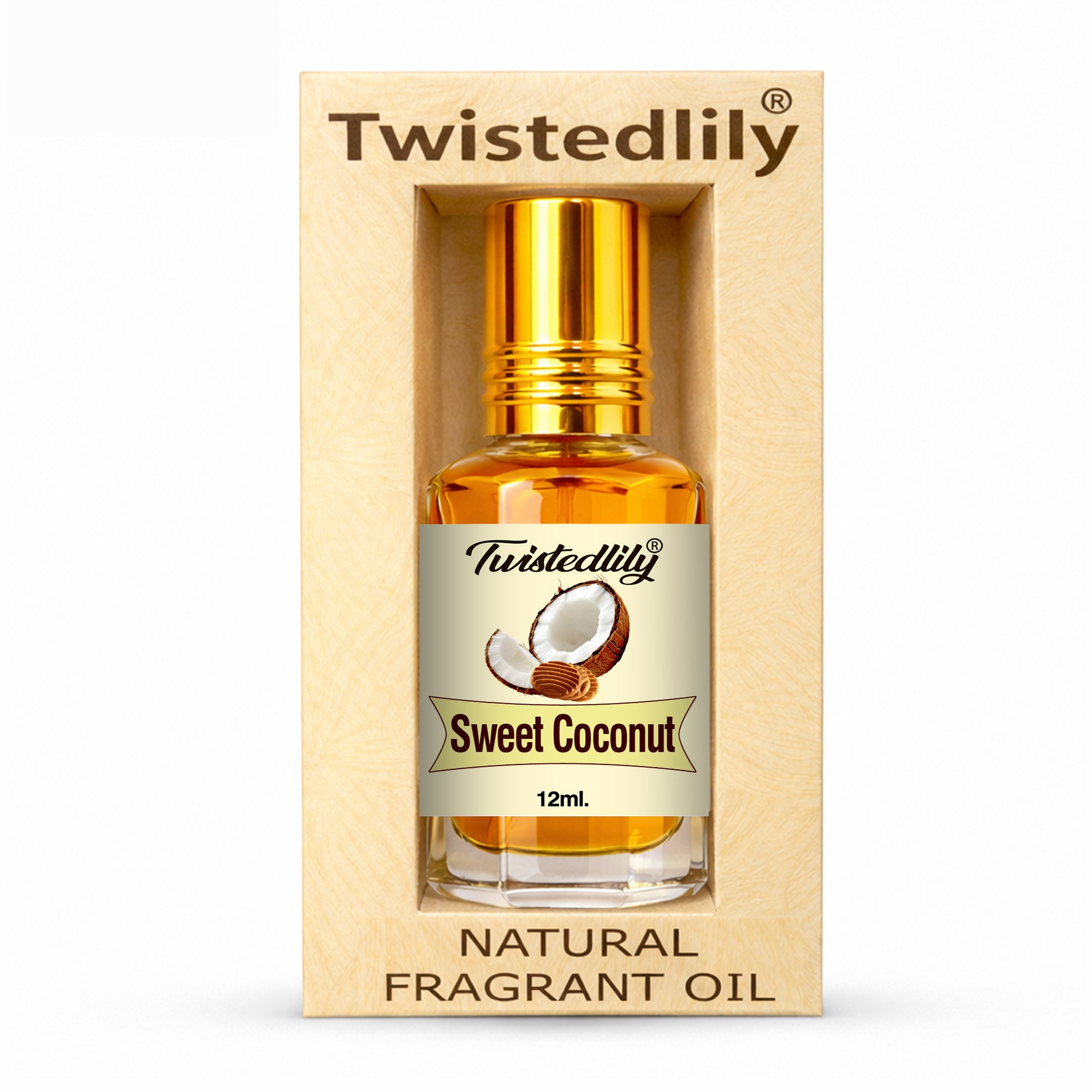 Sweet Coconut Perfume Oil Long-Lasting Tropical Scent | Twistedlily