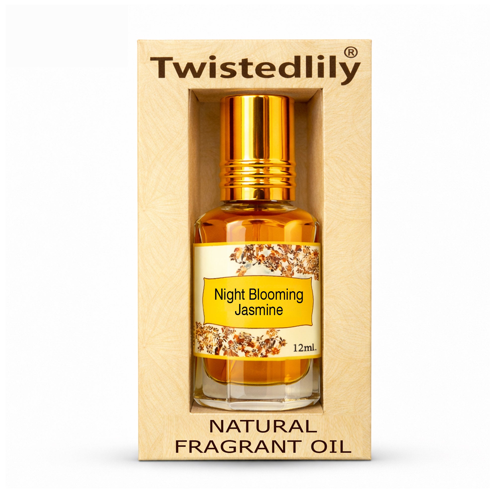 Night Blooming Jasmine Perfume Oil (Raat Rani) - Intense Floral | TWISTEDLILY