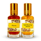 Combo Pack of 2 (Petunia & Night Blooming Jasmine Perfume Oils)