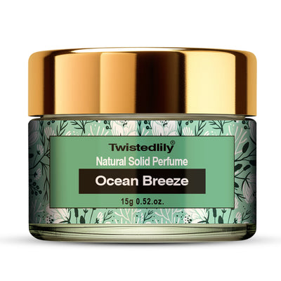 Ocean Breeze Solid Perfume - Fresh Aquatic Travel Fragrance | TWISTEDLILY