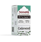 Huile essentielle de bois de cèdre pur - 100 % naturelle et terreuse | TWISTEDLILY