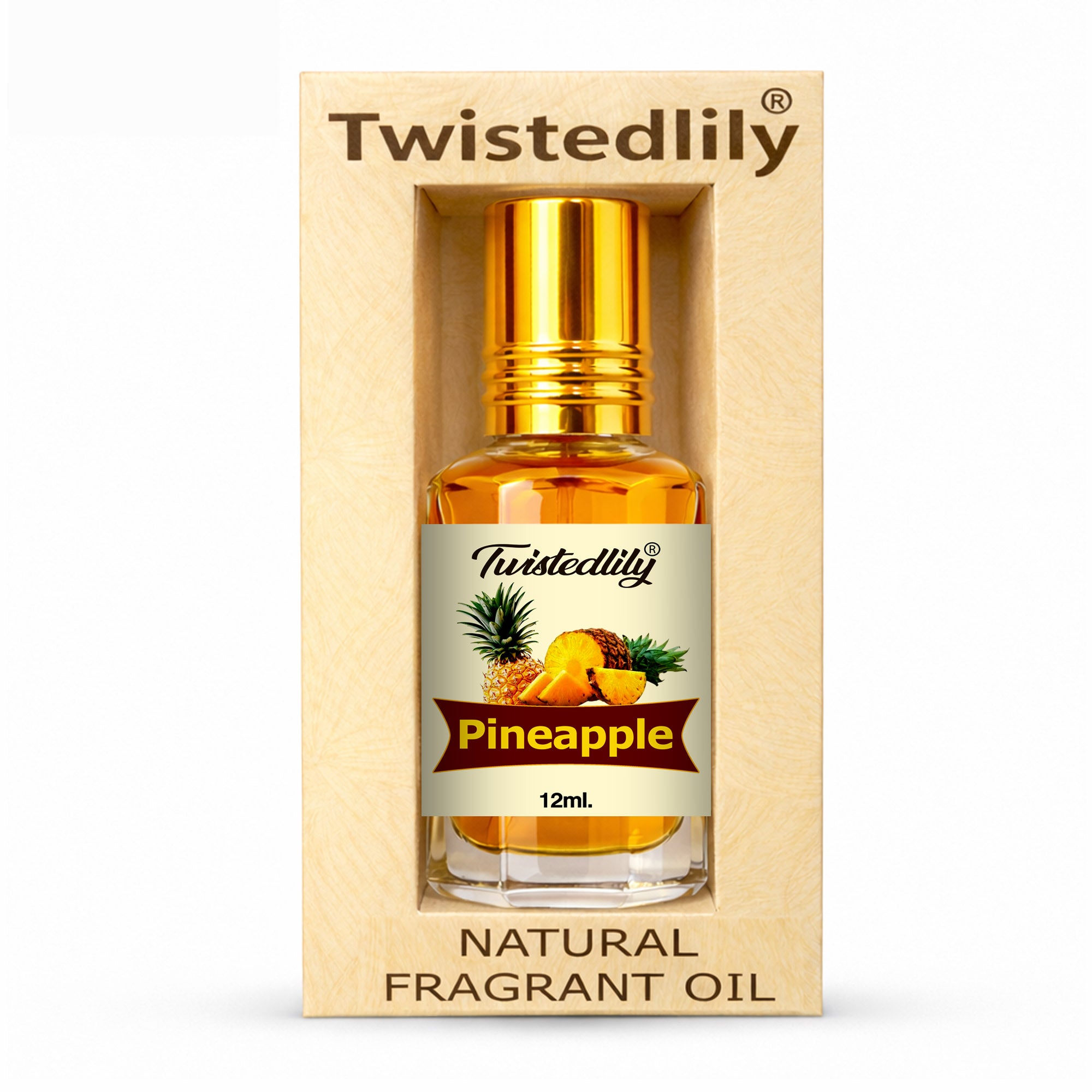 Sweet Pineapple Perfume Oil - Long-Lasting & Fresh | TWISTEDLILY