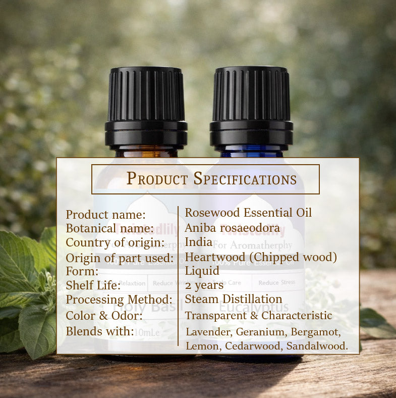 Pure Rosewood Essential Oil - Rejuvenating & 100% Pure | TWISTEDLILY
