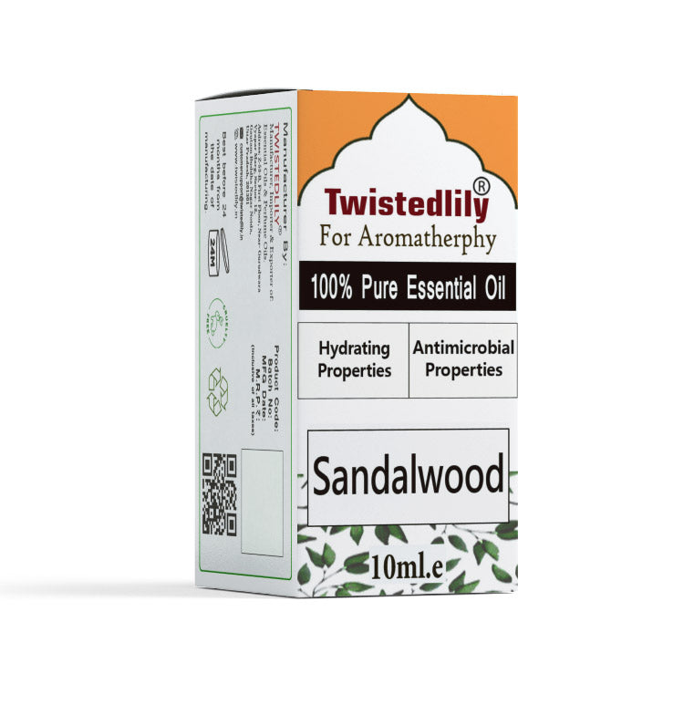 Pure Sandalwood Essential Oil - 100% Organic | TWISTEDLILY