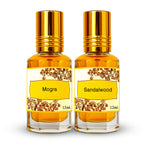 Mogra & Sandalwood Perfume Oil Gift Set