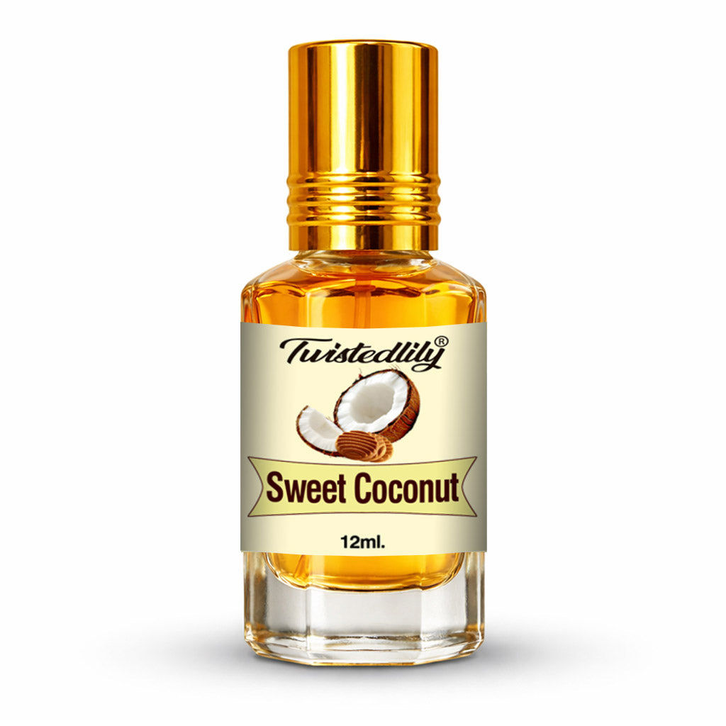 Sweet Coconut Perfume Oil Long-Lasting Tropical Scent | Twistedlily