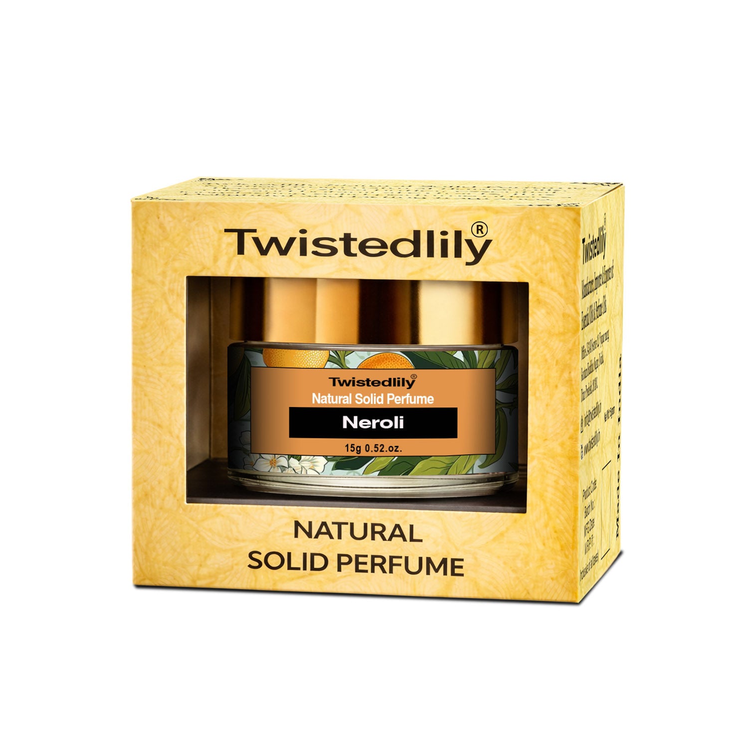 Neroli Solid Perfume - Natural & Travel-Friendly Balm | TWISTEDLILY